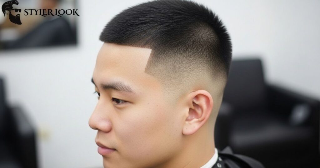 Buzz Cut with Drop Fade