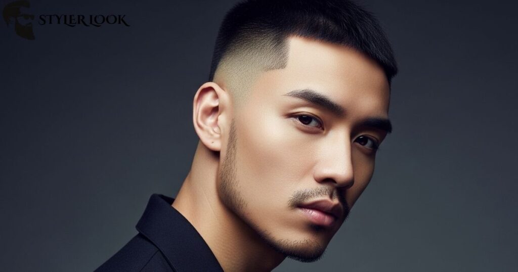 Buzz Cut with Mid Fade