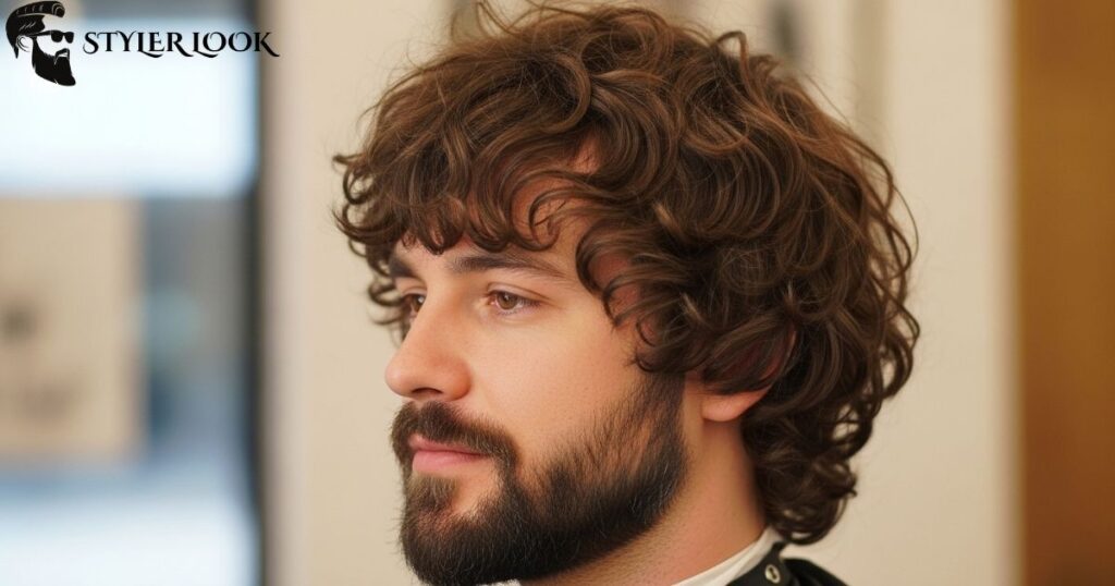 Coily Textured Shag with Beard