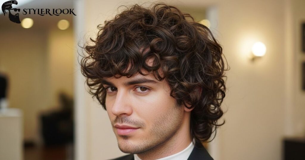 Curly Shag with Volume