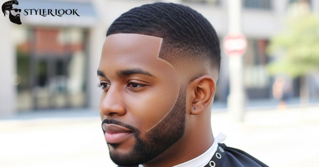 Drop Fade with Short Hair Haircut