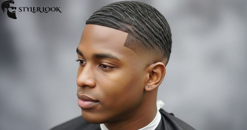 High Skin Fade with Waves