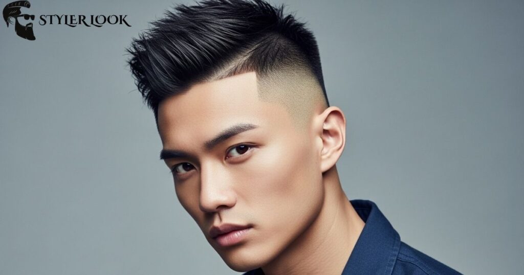 Long Buzz Cut with High Skin Fade