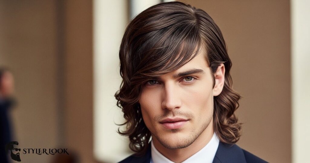 Long Fringe Pushed Back