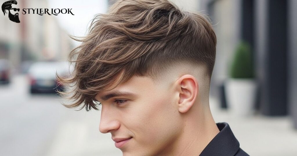 Long Textured Shag with Short Sides