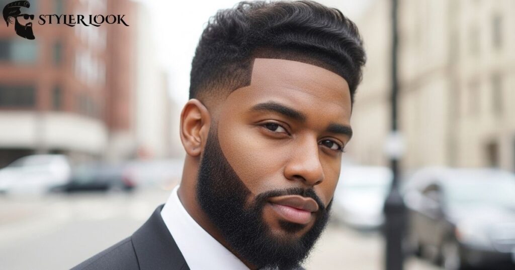 Mid Fade with Beard Haircut