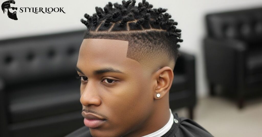 Twists Burst Fade Haircut