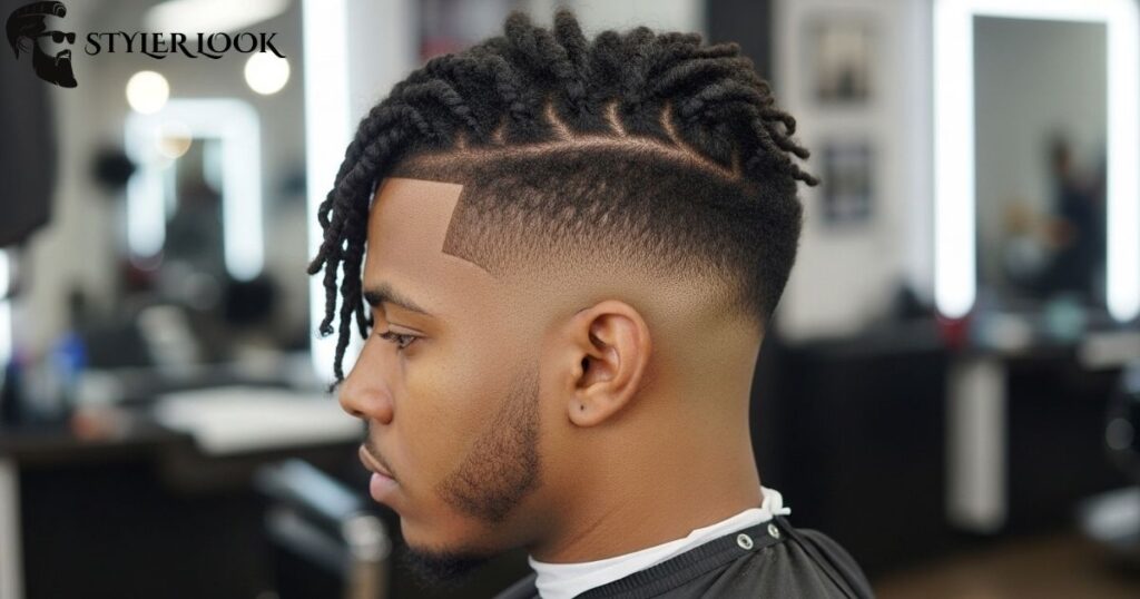 Twists Drop Fade Haircut