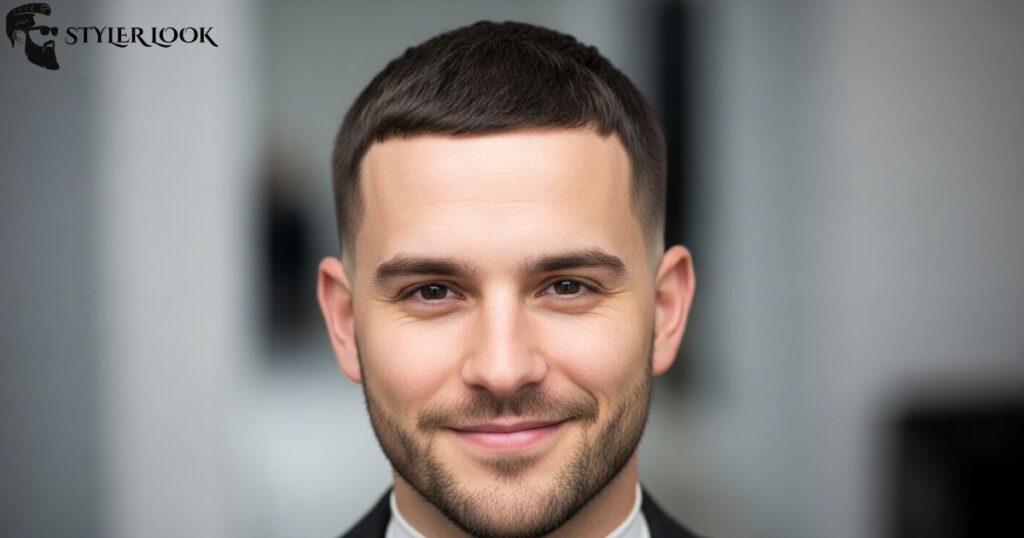 Buzz Cut for Heart Face