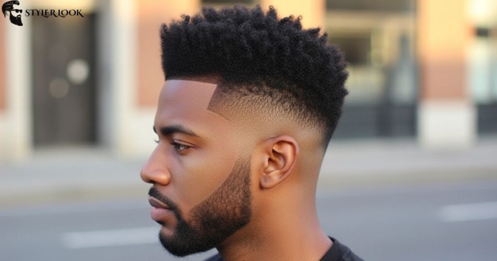Coily Hair Fade Style