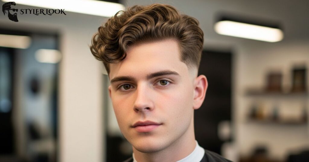 Curly Ivy League Haircut