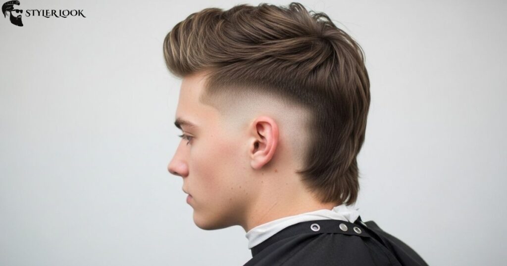 Drop Fade Mullet
