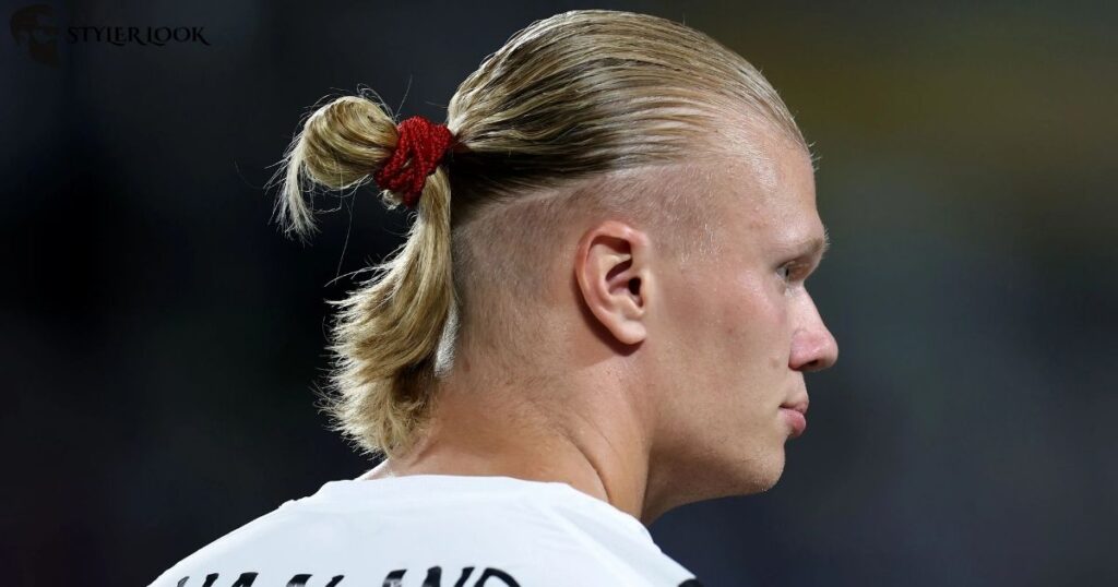 Erling Haaland Long Ponytail with Undercut