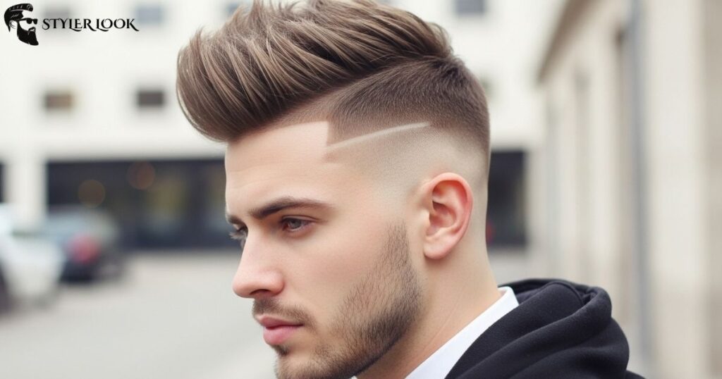 Faux Hawk with Low Taper Fade