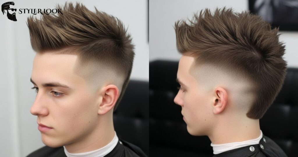 High Fade Faux Hawk