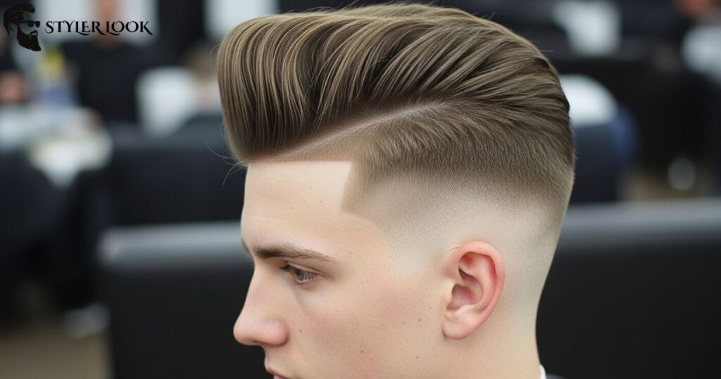 High Fade Pompadour and Quiff