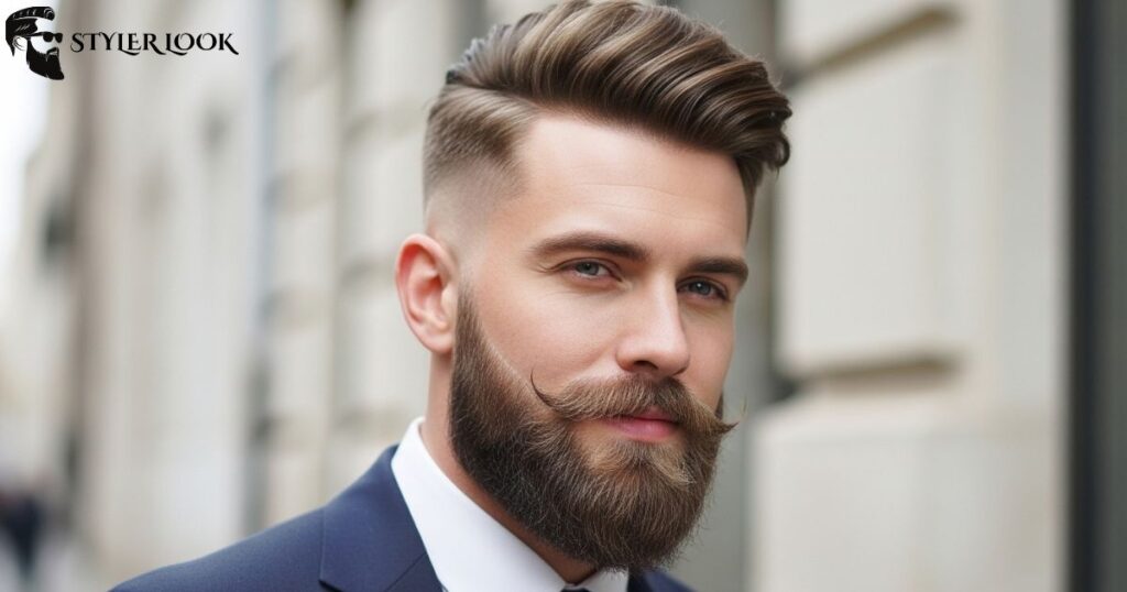 High Fade with Beard