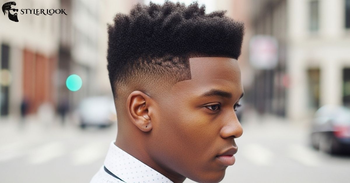 High Taper Fade Black Male