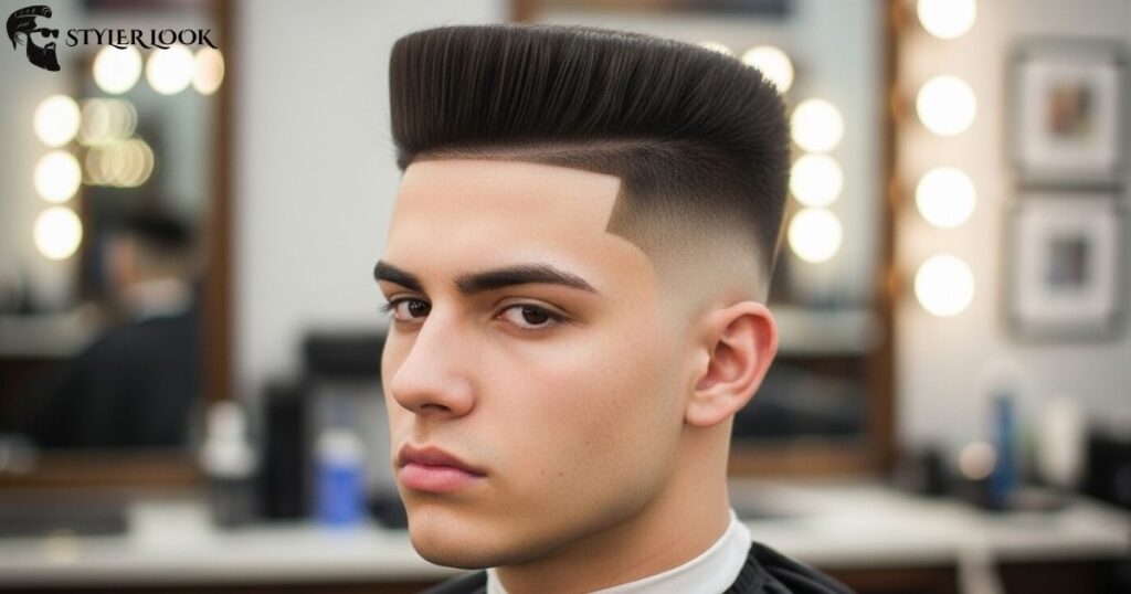 High Taper Fade with Flat Top
