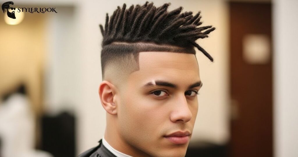 High Taper Fade with Short Dreads
