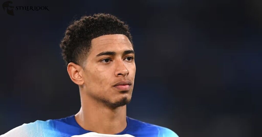 Jude Bellingham Curly Taper Fade