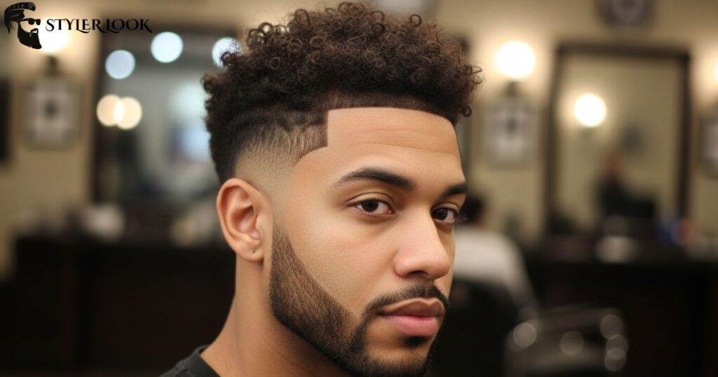 Low Fade with Curly Hair