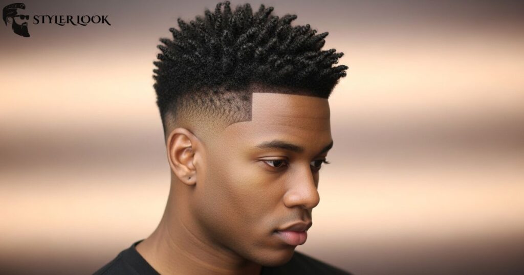 Low Fade with Curly Hair