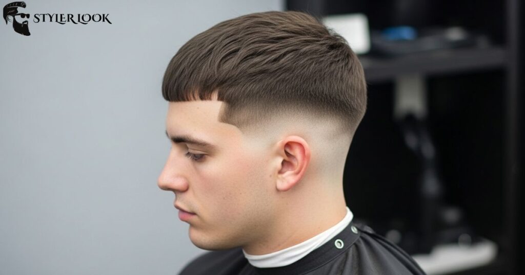 Low Fade with Straight Hair