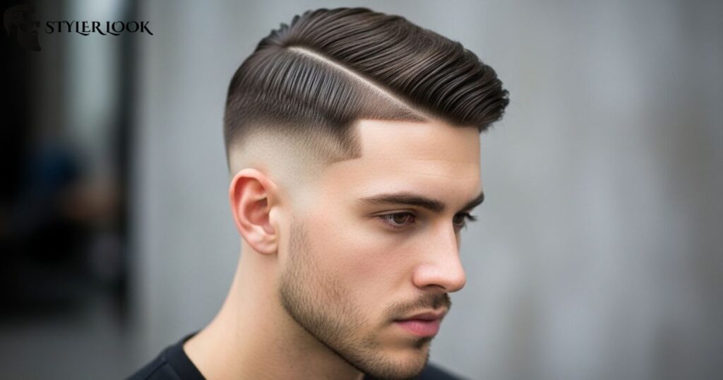 Low Fade with Side Part
