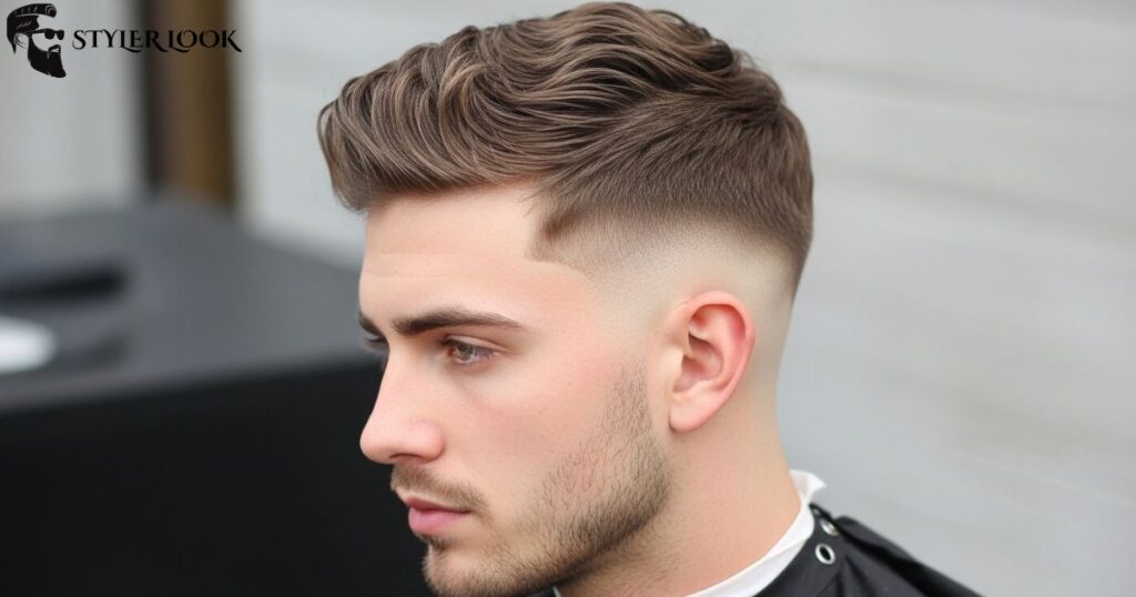 Low Fade with Wavy Hair
