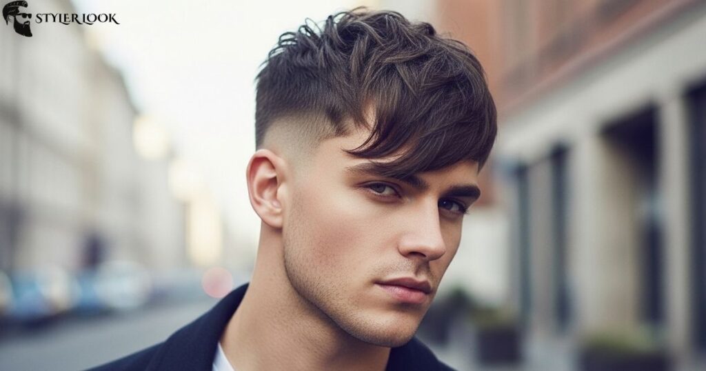 Low Taper Fade with Fringe