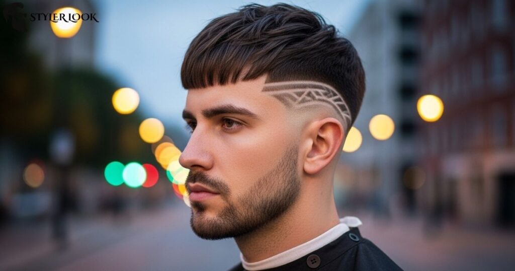 Low Taper Textured Fringe with Design Detail