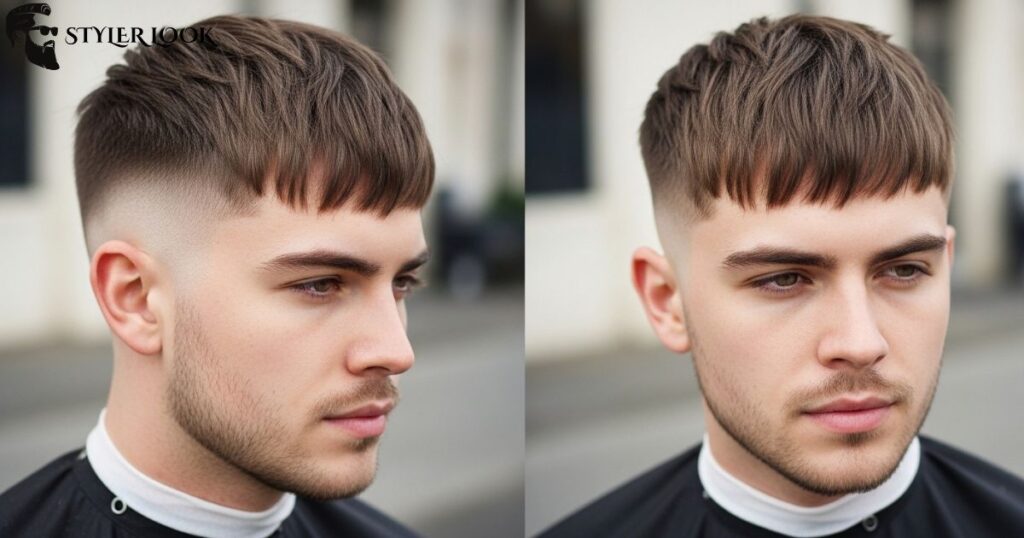 Mid Fade with Fringe