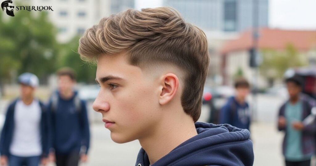 Modern Mullet Fade for Teens & Students