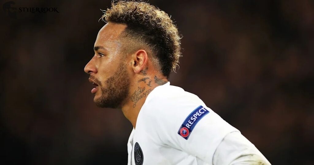 Neymar Curly Fade with Design