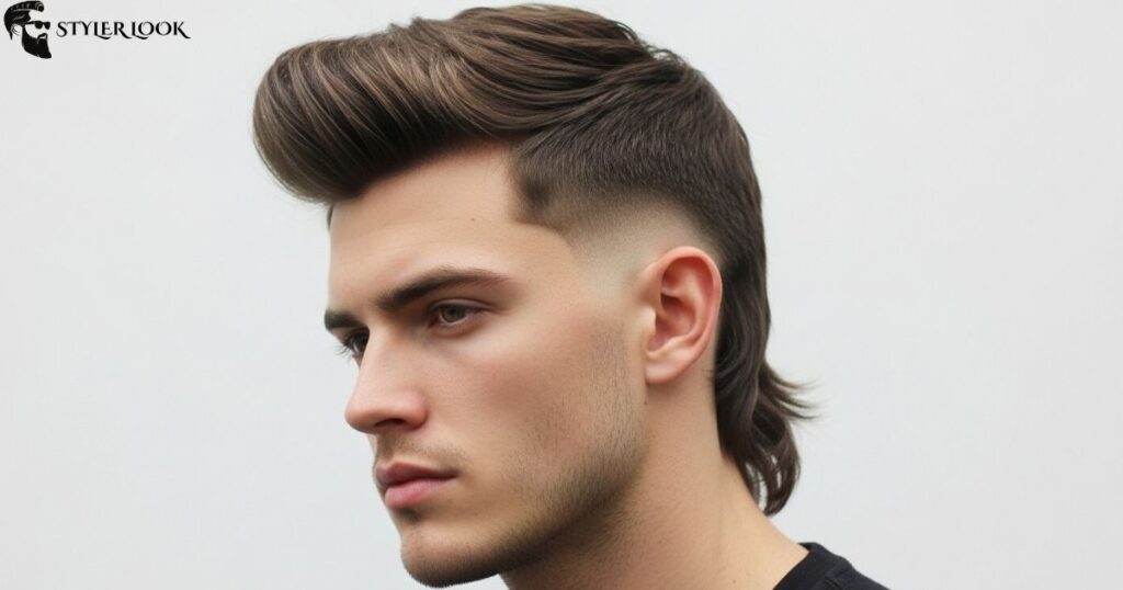 Quiff Mullet Fade