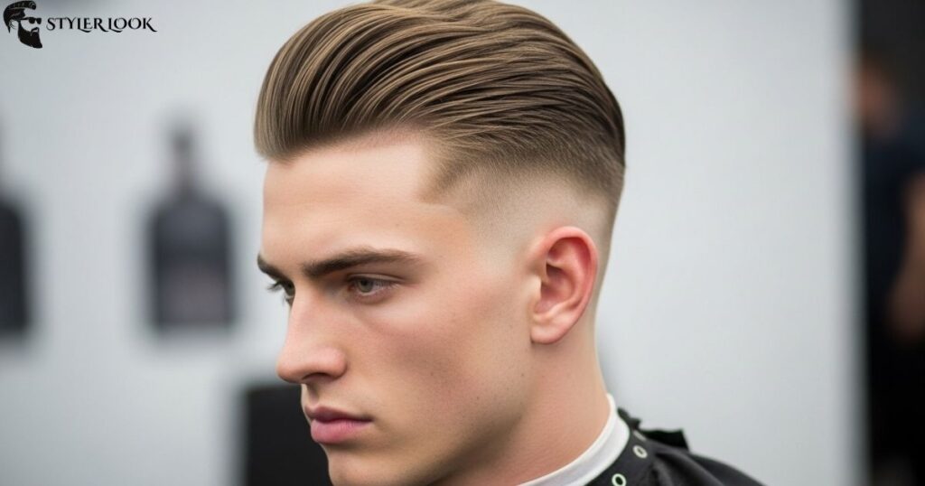 Sharp High Taper Fade Long Hair