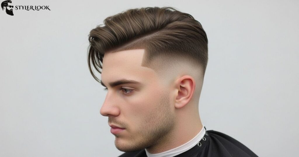 Sharp High Taper Fade Medium Hair