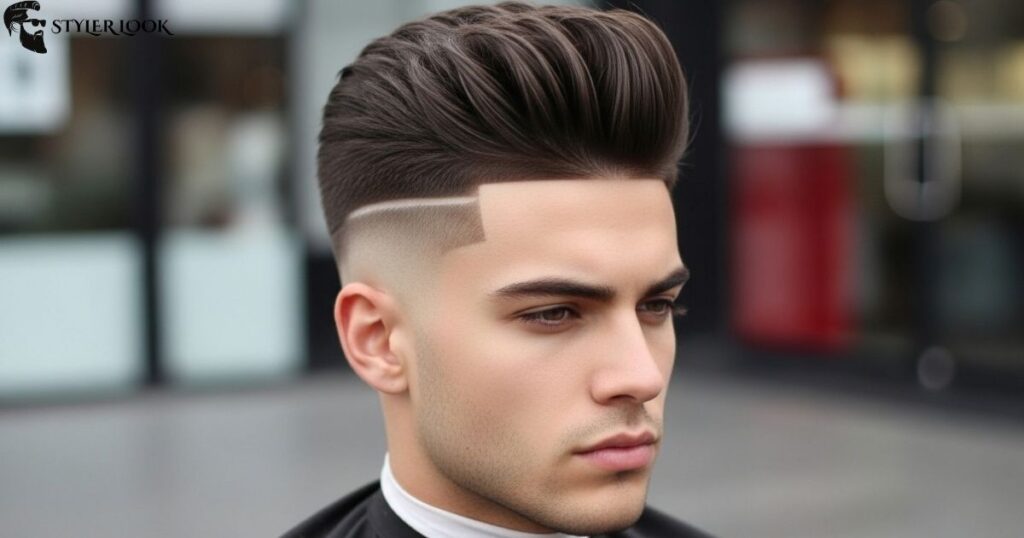 Sharp High Taper Fade for Thick Hair