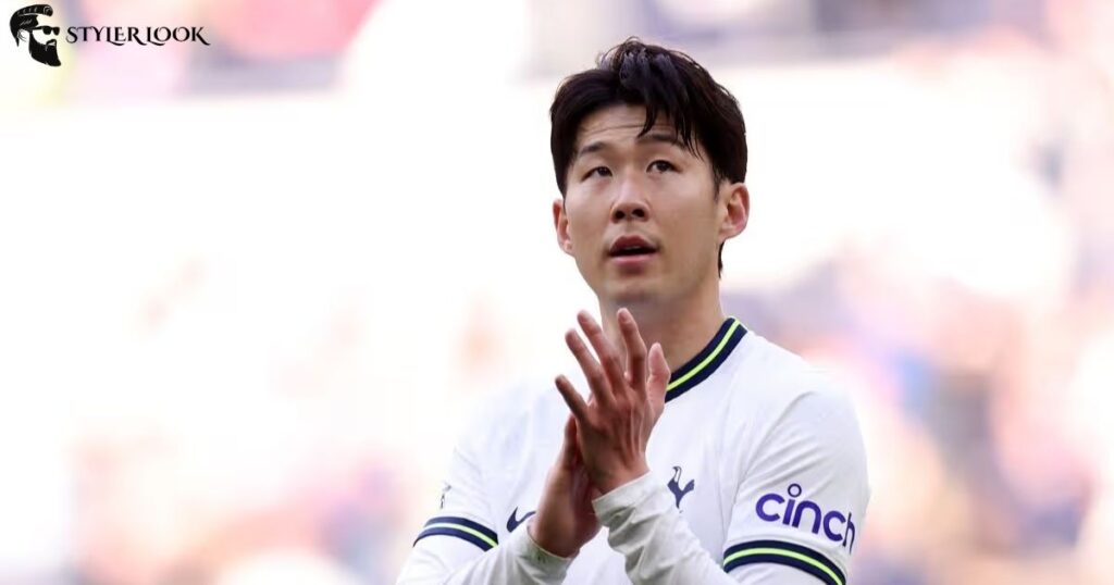 Son Heung-min Curtain Bangs