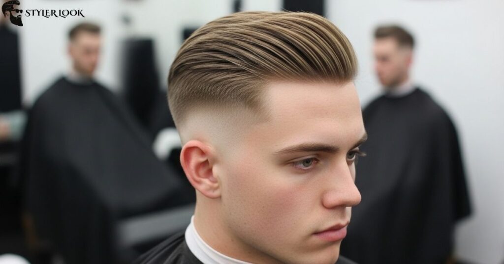 Straight Hair Fade Style