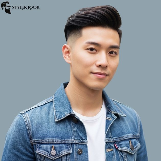 Asian Comb Over Fade