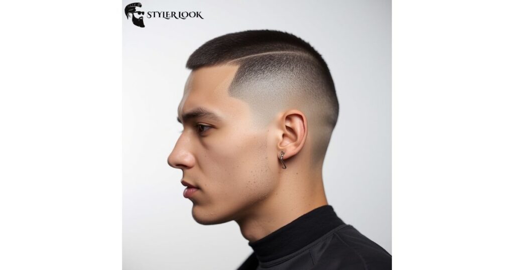 Buzz Cut with Temple Taper