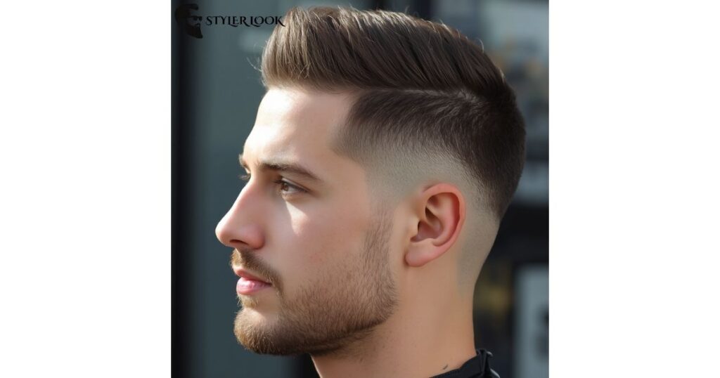 Low Taper Buzz for Thick Hair