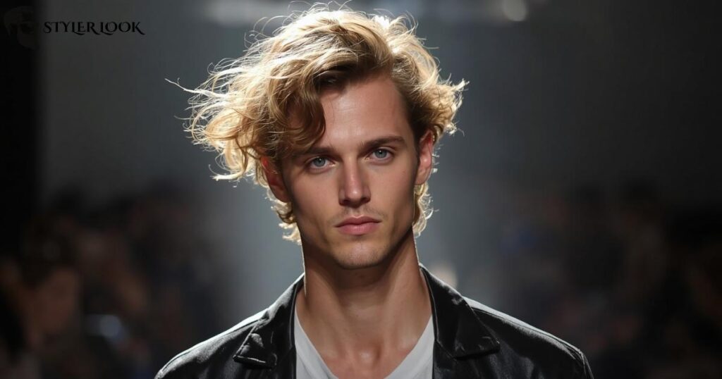 Low Taper Curly Messy