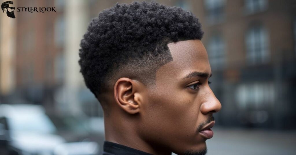 Low Taper Fade Afro Haircut