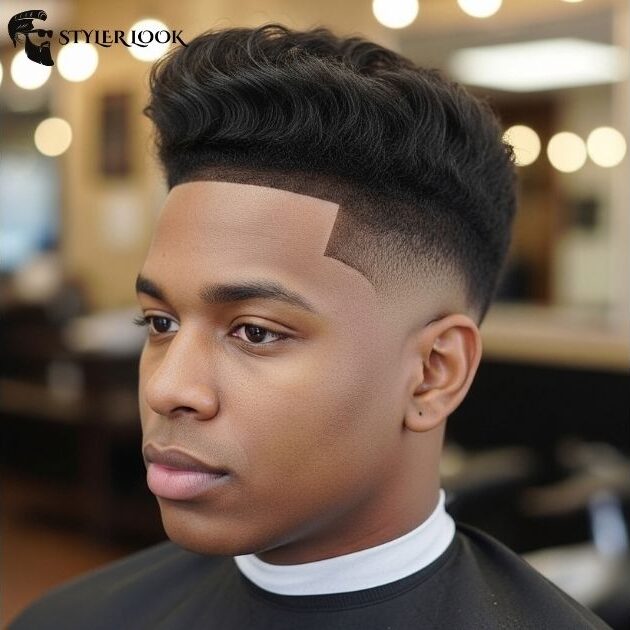 Low Taper Fade Black Haircut Blowout
