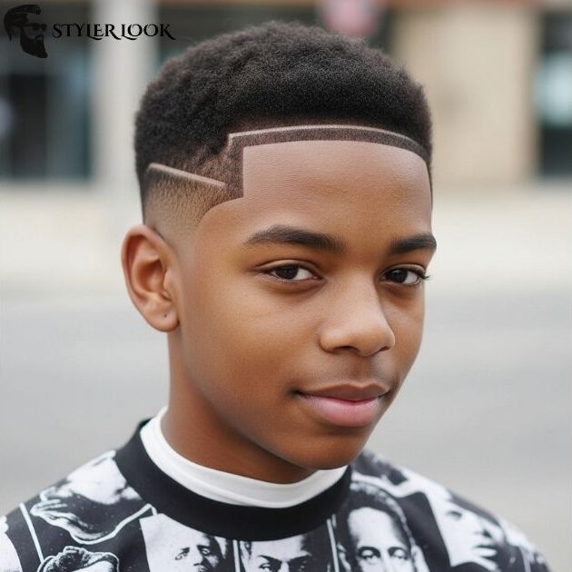 Low Taper Fade Black for Teens