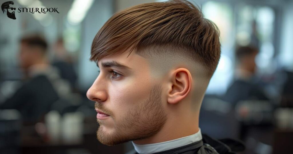 Low Taper Fade Casual Fringe