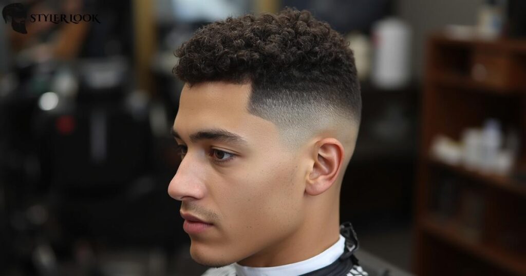 Low Taper Fade Classic Curly
